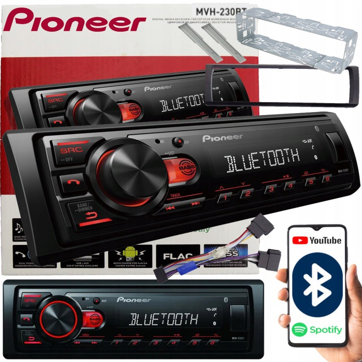 Pioneer PIONEER MOCNE RADIO SAMOCHODOWE BLUETOOTH USB MIKROFON + GRATISY(PIONEER MOCNE RADIO SAMOCHODOWE BLUETOOTH USB MIKROFON + GRATISY)