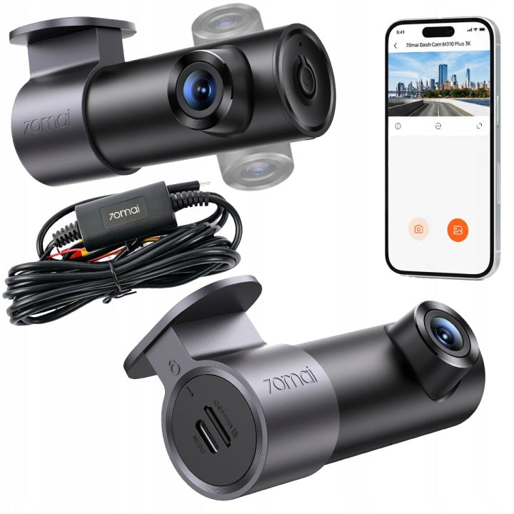 70mai 70mai M310 3K Kamera samochodowa rejestrator obiektyw 360° + moduł UP03