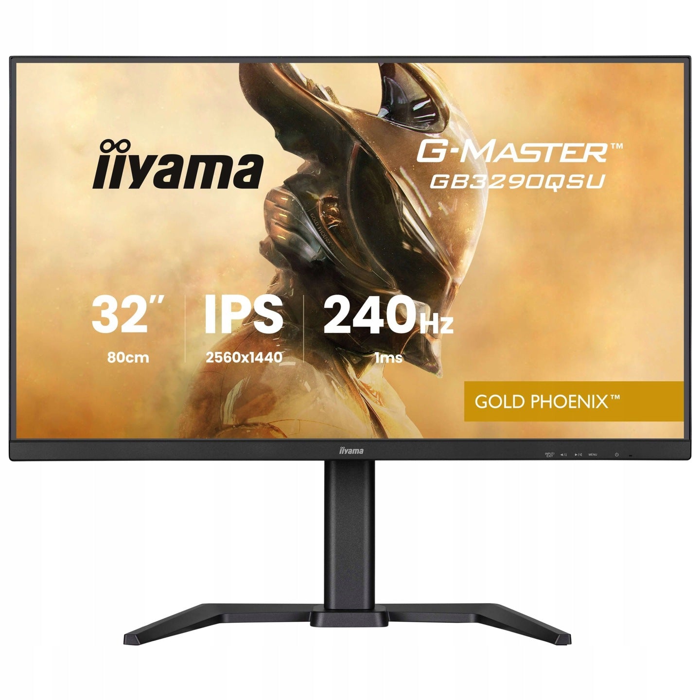 iiyama Monitor 32 iiyama Gold Phoenix GB3290QSU-B1 WQHD IPS LED 240Hz 1ms USB-C(27 /Monitor 32 iiyama Gold Phoenix GB3290QSU-B1 WQHD IPS LED 240Hz 1ms USB-C)
