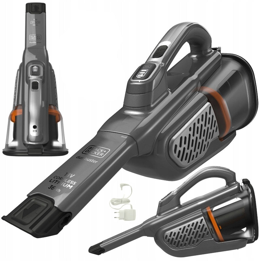 Black Decker Odkurzacz ręczny akumulatorowy BHHV520JF 18V Dustbuster(Black Decker Odkurzacz ręczny akumulatorowy BHHV520JF 18V Dustbuster/10 min)