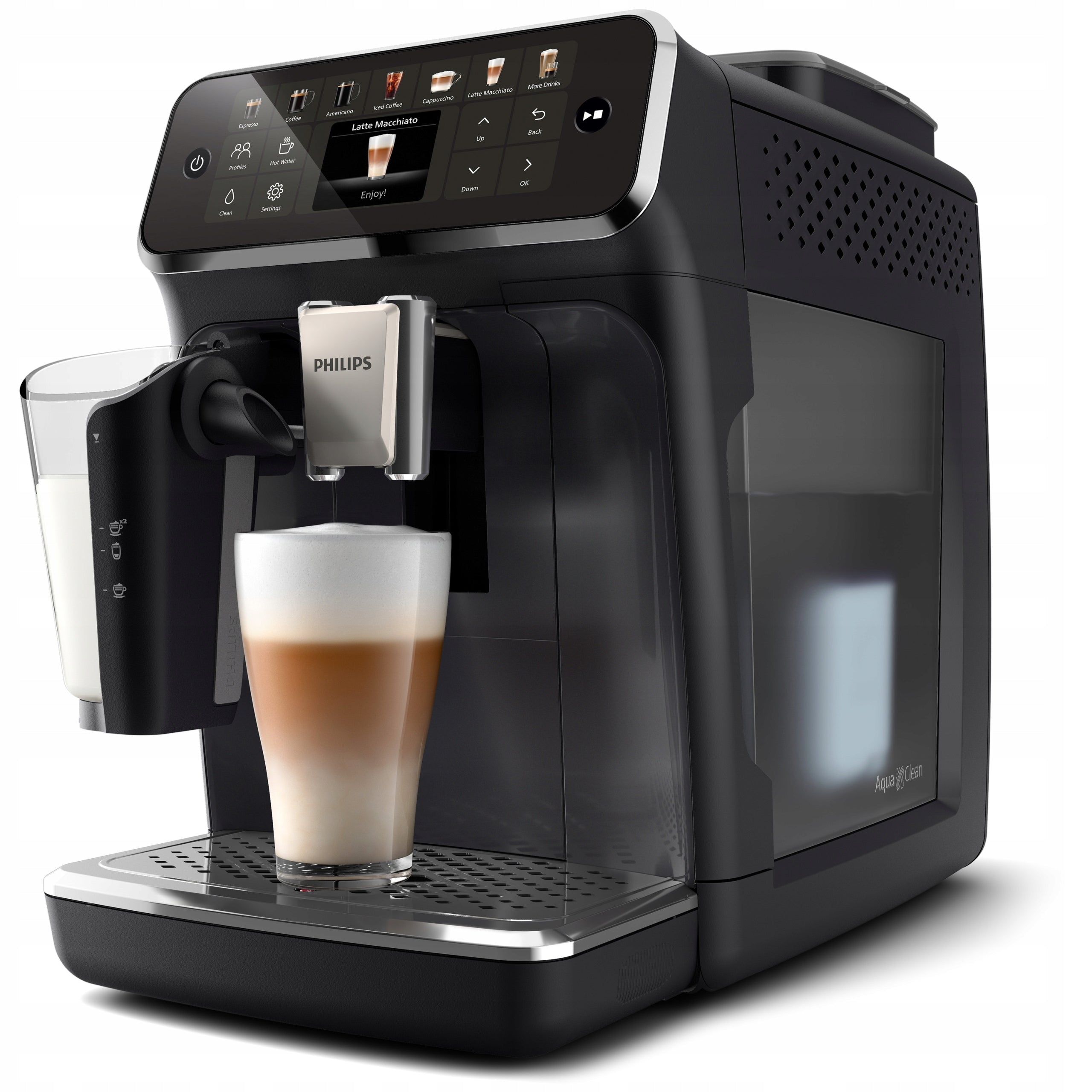 Ekspres do kawy automatyczny Philips LatteGo 4400 czarny EP4441/50(Ekspres do kawy automatyczny Philips LatteGo 4400 czarny EP4441/50)
