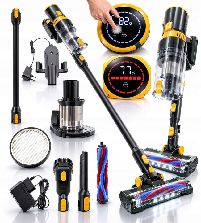Riwall Pro ODKURZACZ PIONOWY BEZPRZEWODOWY 2W1 MD CYKLONOWY 25,9V RIWALL CARPETTO-ROYA