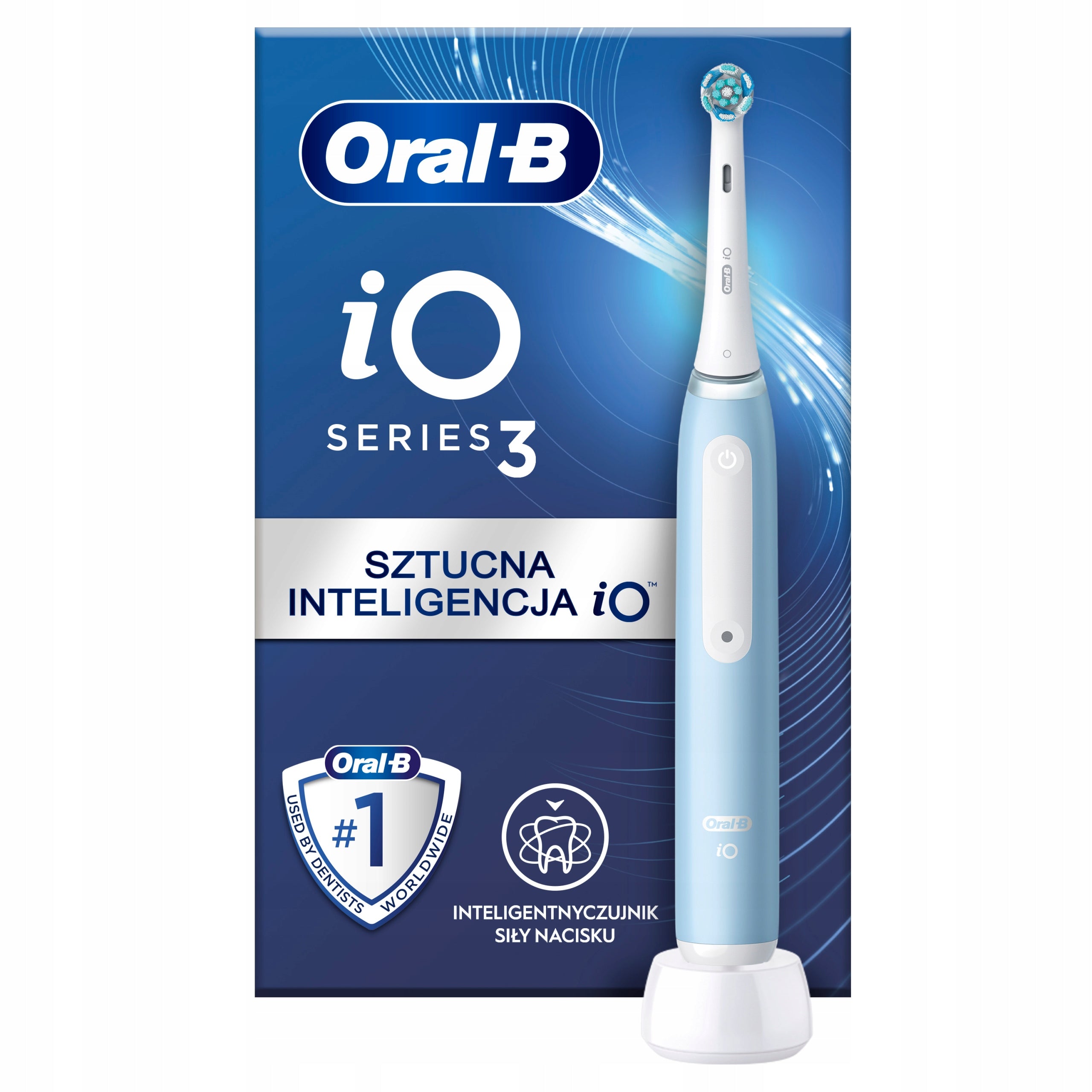 Szczoteczka magnetyczna Oral-B Pro iO3 Ice Blue