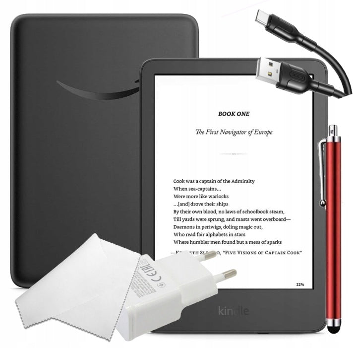 Amazon CZYTNIK AMAZON KINDLE 11 BEZ REKLAM 16 GB + RYSIK + DODATKI - WERSJA 2024(CZYTNIK AMAZON KINDLE 11 BEZ REKLAM 16 GB + RYSIK + DODATKI - WERSJA 2024')