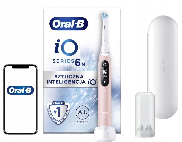 Oral-B Szczoteczka magnetyczna Oral-B iO Series 6 Pink Akumulatorowa Różowa(Szczoteczka magnetyczna Oral-B iO Series 6 Pink Akumulatorowa Różowa')