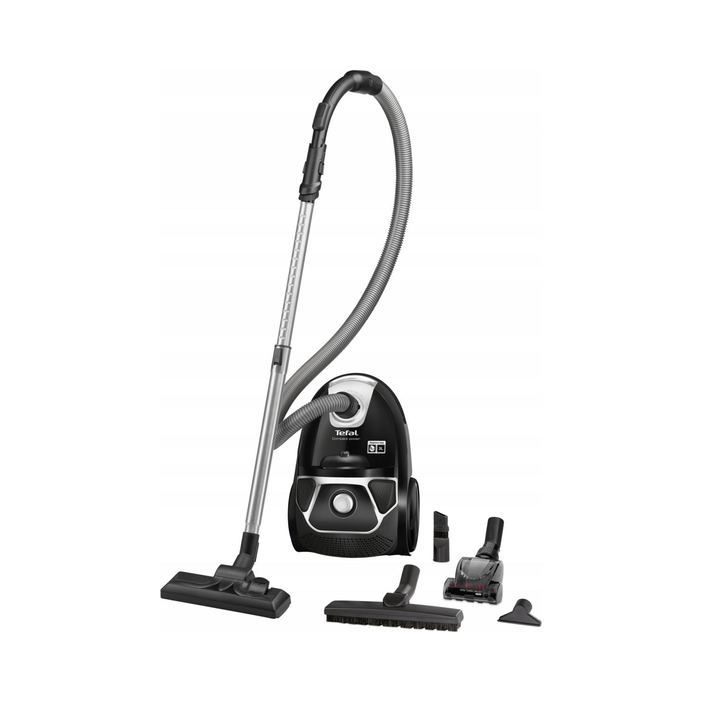 Odkurzacz workowy Tefal Compact Power TW3985 EA turboszczotka filtr 750W