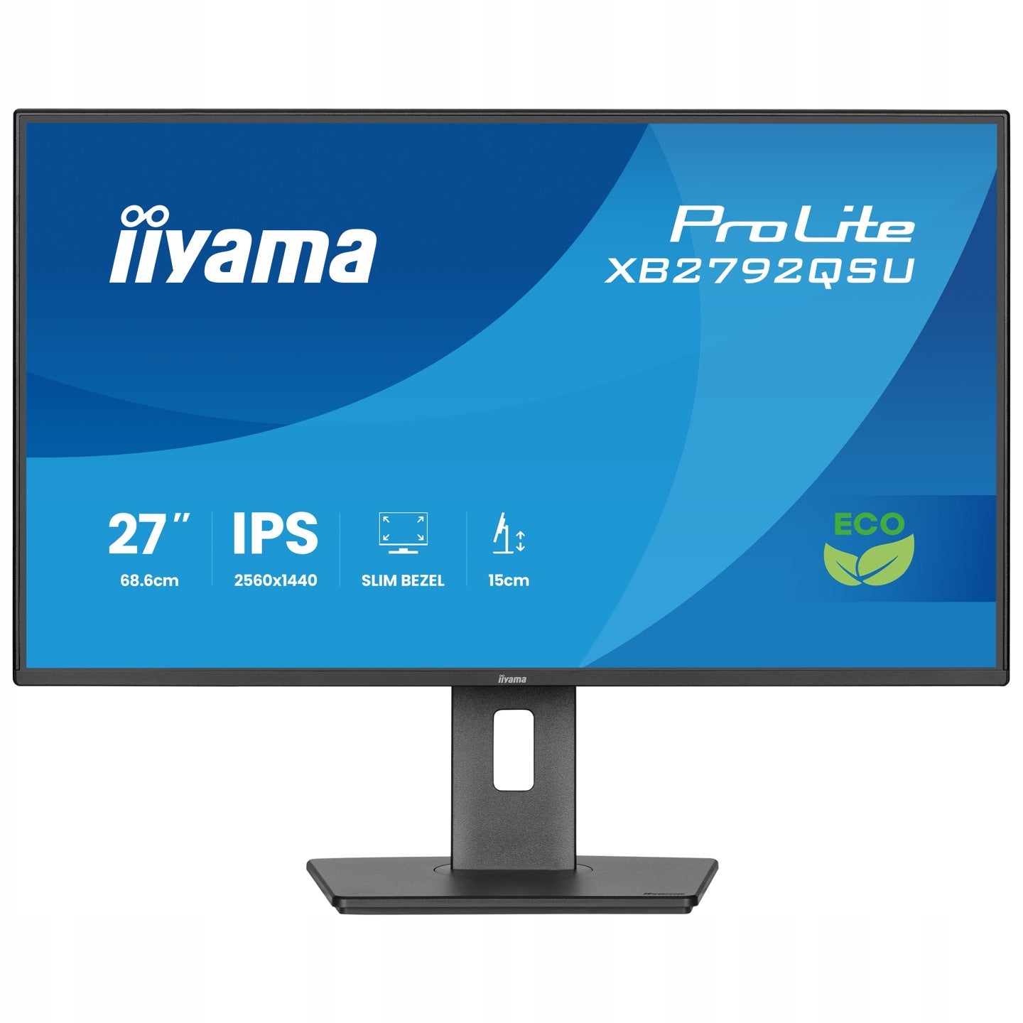 iiyama Monitor 27 iiyama ProLite XB2792QSU-B1 WQHD IPS LED 120Hz HDMI DP PIVOT