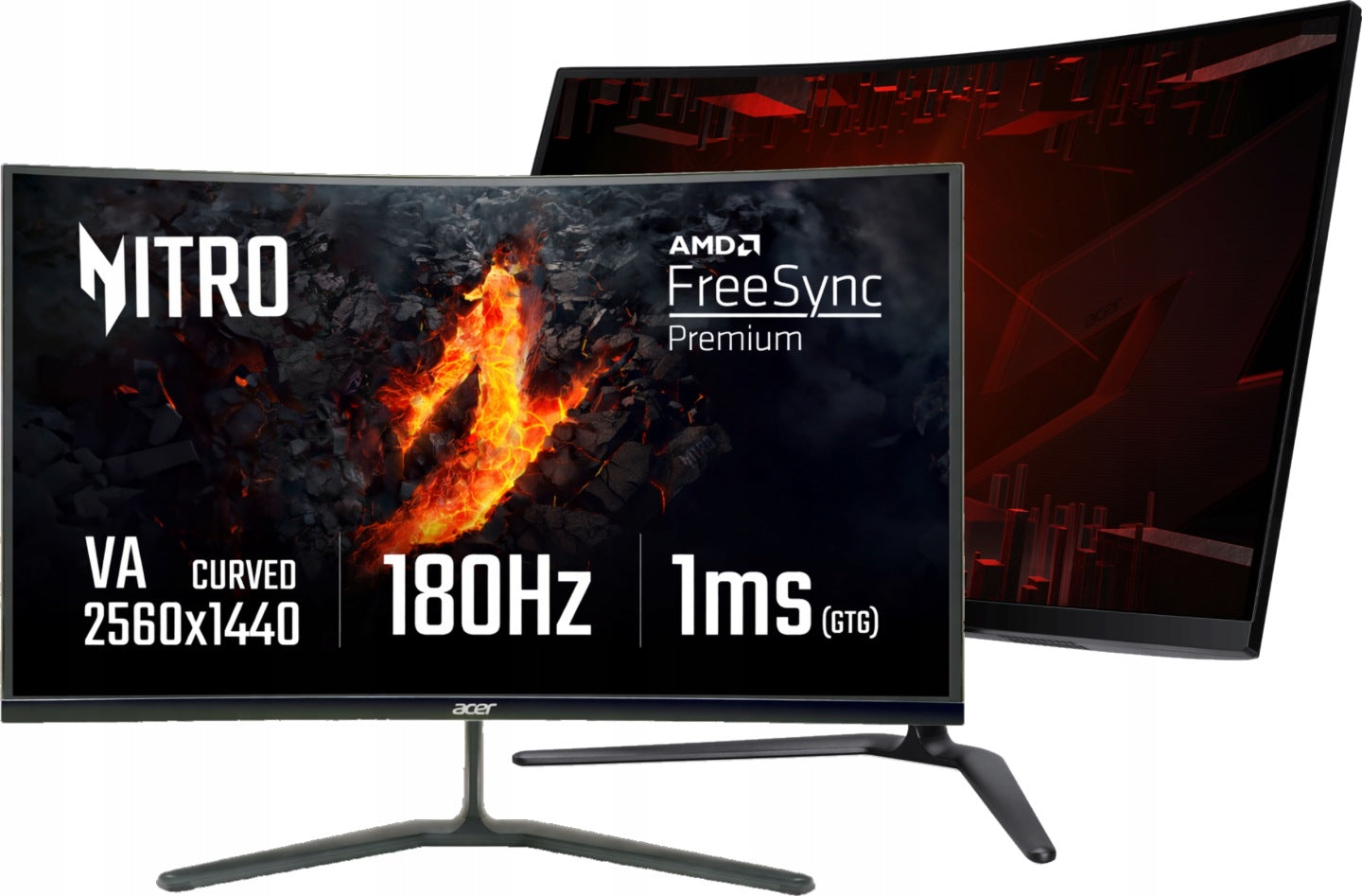 Acer Monitor Zakrzywiony LED Acer ED320 32  2560 x 1440 px VA 1500R