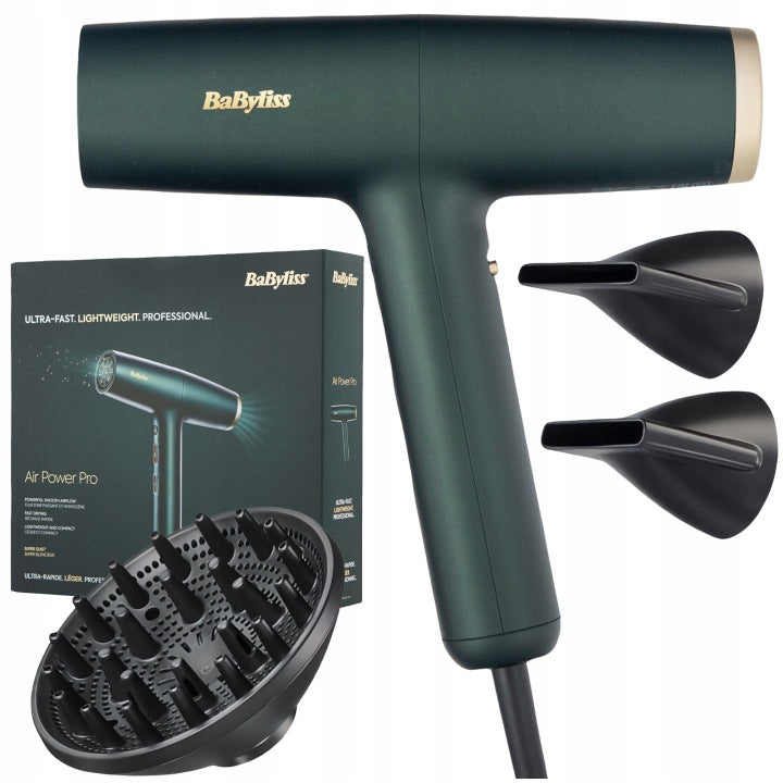 BaByliss Suszarka do włosów BaByliss Air Power Pro D6555DE Dyfuzor Zimny nawiew(Suszarka do włosów BaByliss Air Power Pro D6555DE Dyfuzor Zimny nawiew')